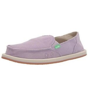 SANUK Donna Hemp Loafer Flat sea Fog Womens size 6